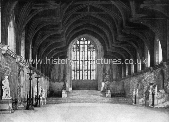 The Entrance to the Crypt, Westminster Abbey, London. c.1890's.